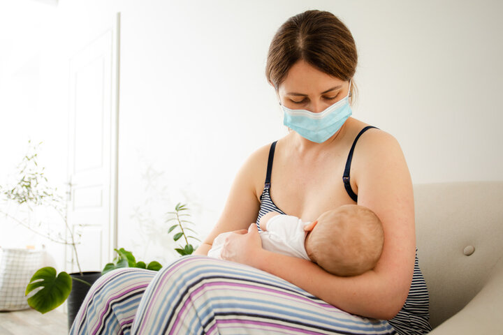 sick breastfeeding mask
