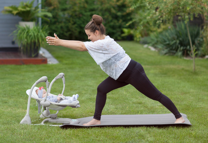 woman exercising